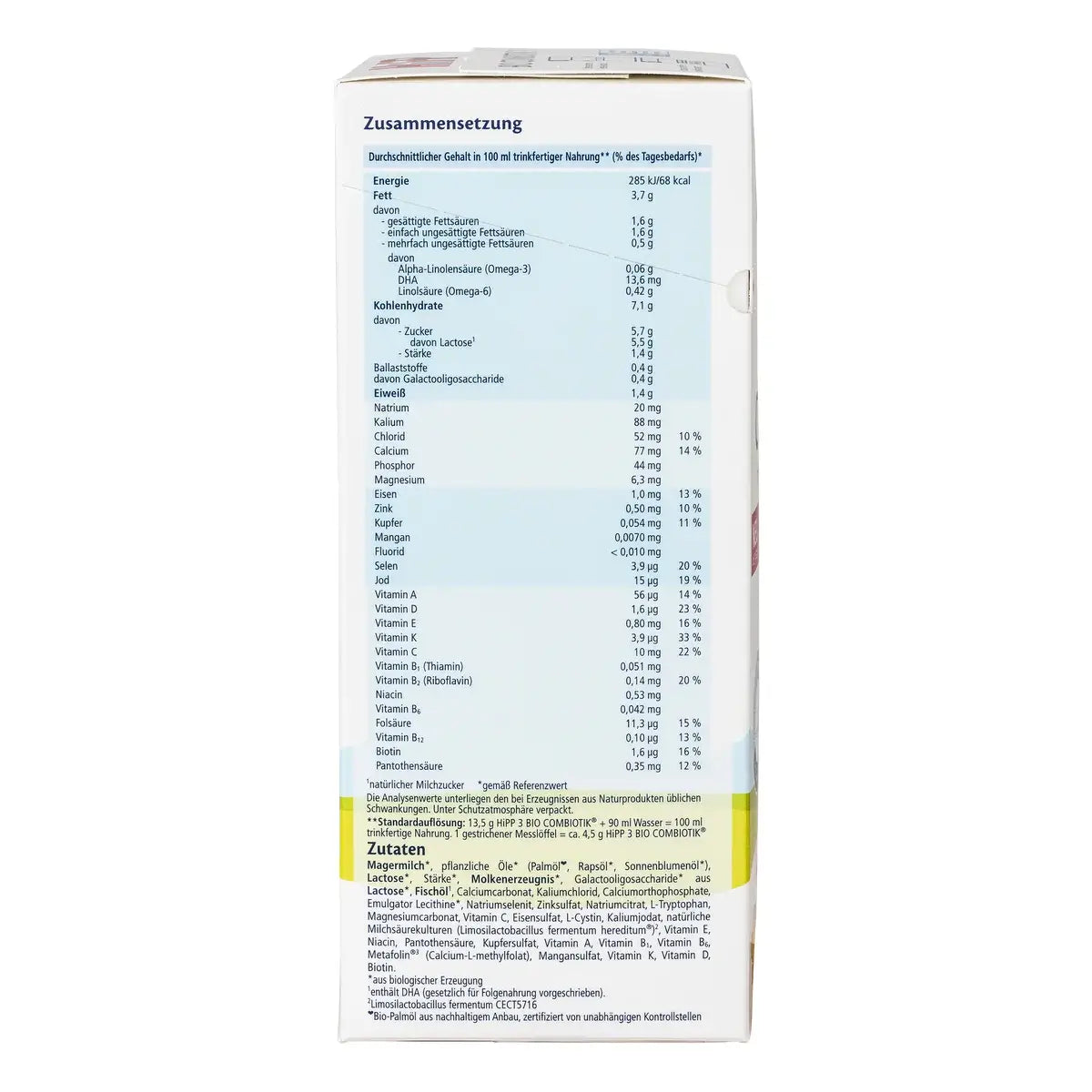 HiPP German Stage 3 Organic Combiotic Baby Formula 600g