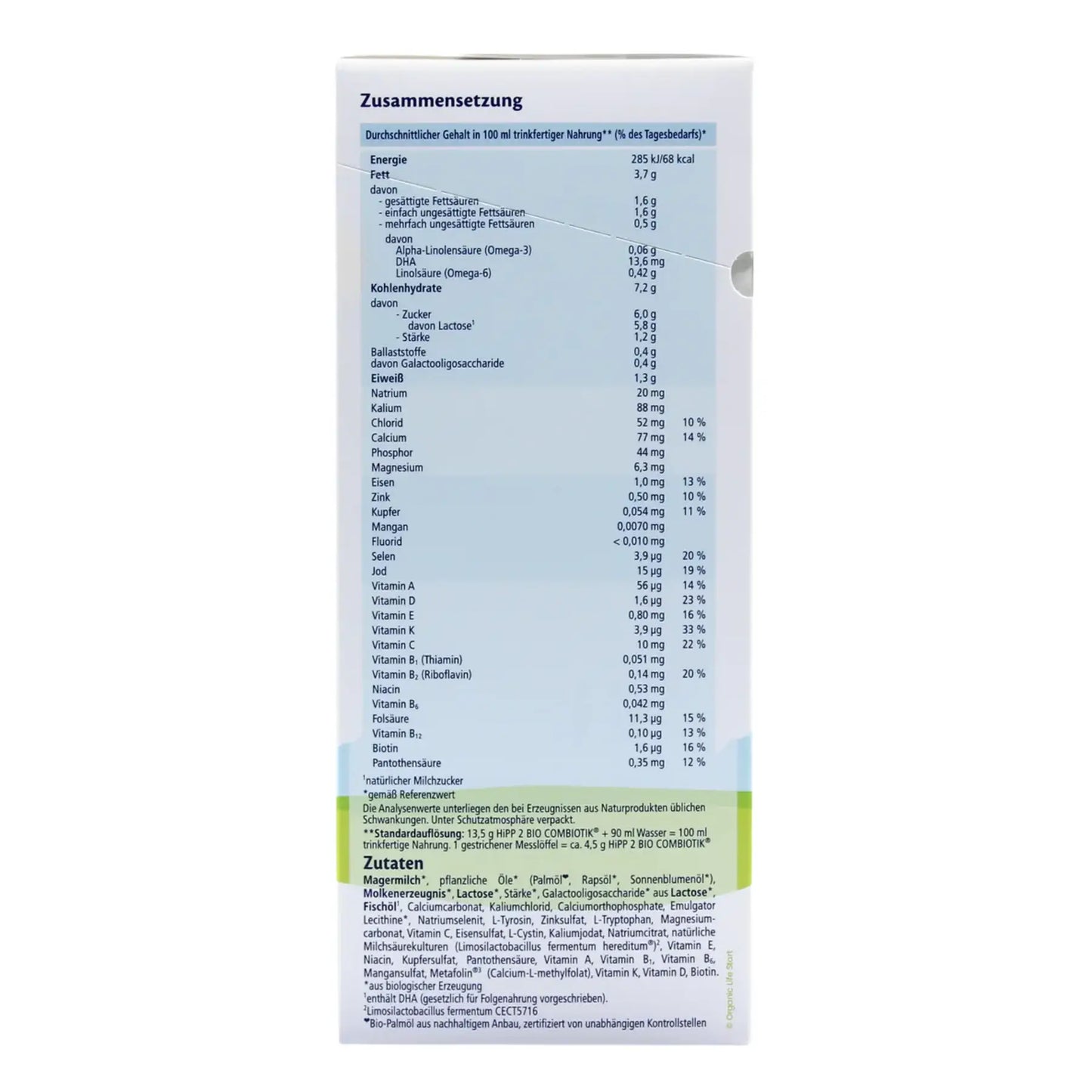 HiPP German Stage 2 Organic Combiotic Baby Formula 300g