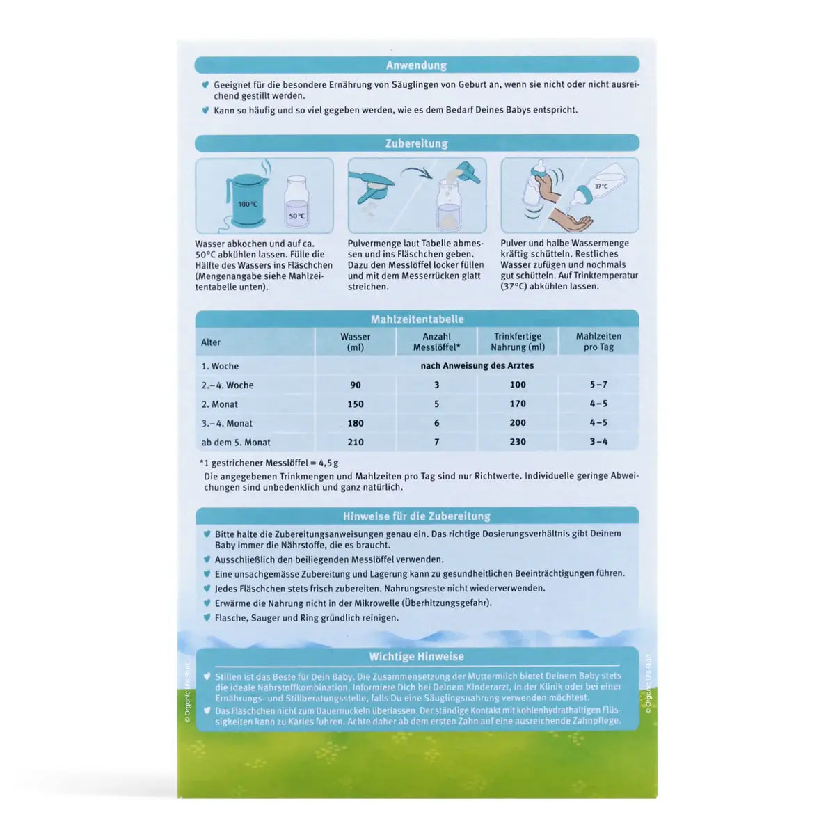 Holle Stage 1 Organic Baby Formula 600g