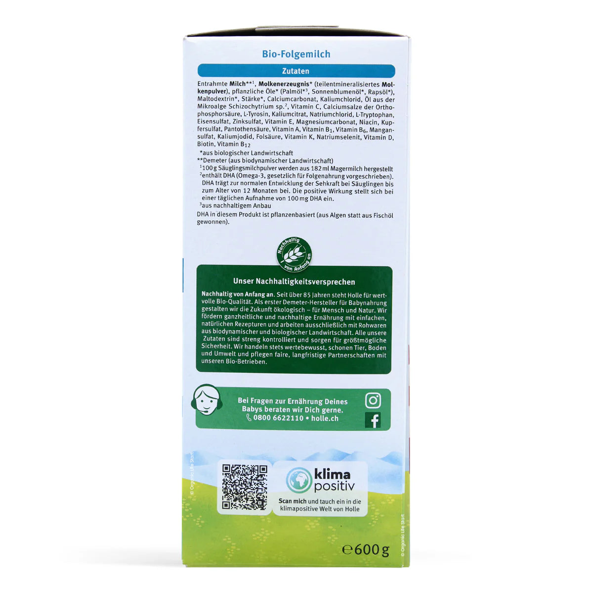 Holle Stage 2 Organic Infant Follow On Formula 400 g