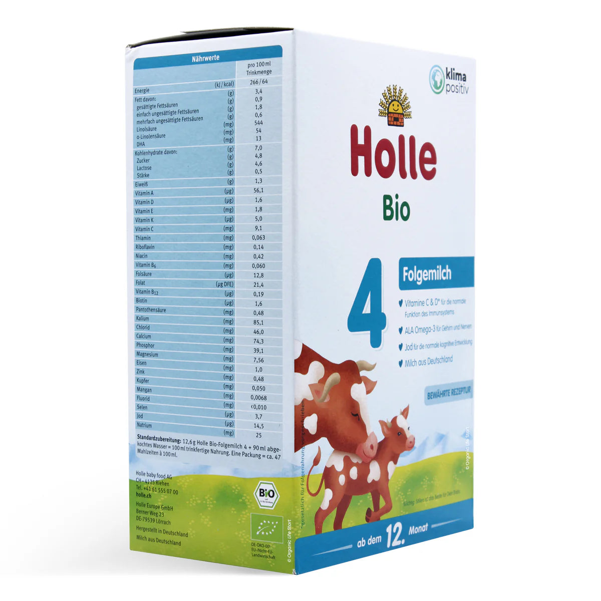 Holle Stage 4 Organic Toddler Formula 600 g