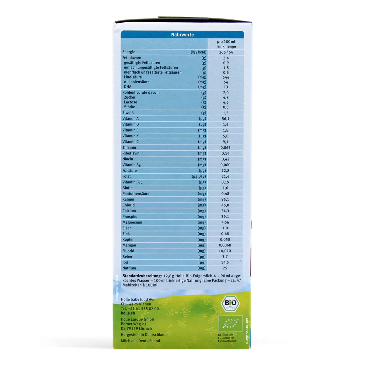 Holle Stage 4 Organic Toddler Formula 600 g