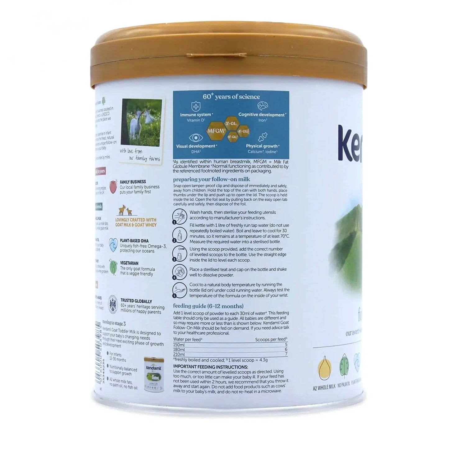 Kendamil Stage 2 Goat Milk Baby Formula 800g