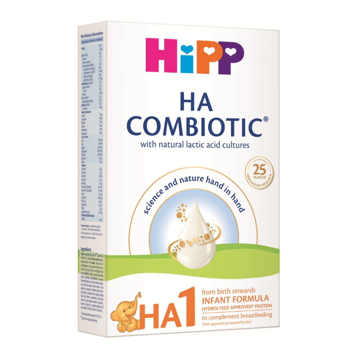 HiPP Stage 1 Hypoallergenic (HA) Organic Baby Formula 350g
