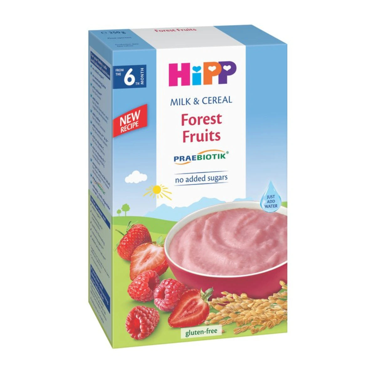 HiPP Organic Forest Fruits Milk & Cereal 250g (3 PACK)