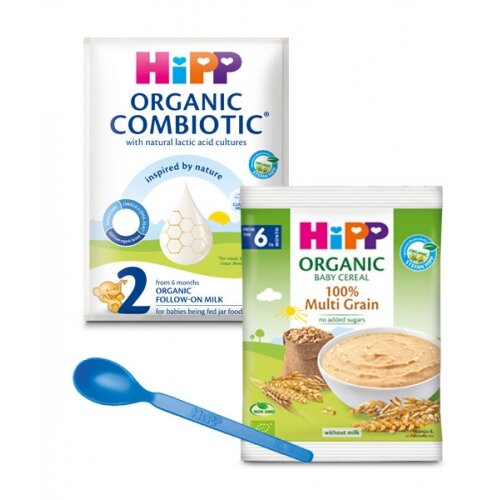 HiPP Organic Travel Set – Cereal 22g & Baby Formula 27g