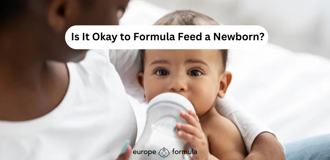 Formula feeding newborn