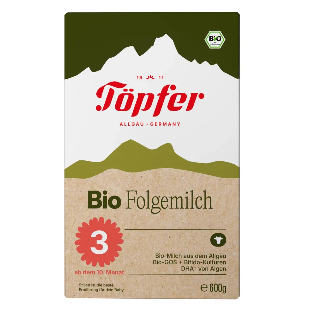 Topfer Stage 3 Lactana Organic Formula 600g