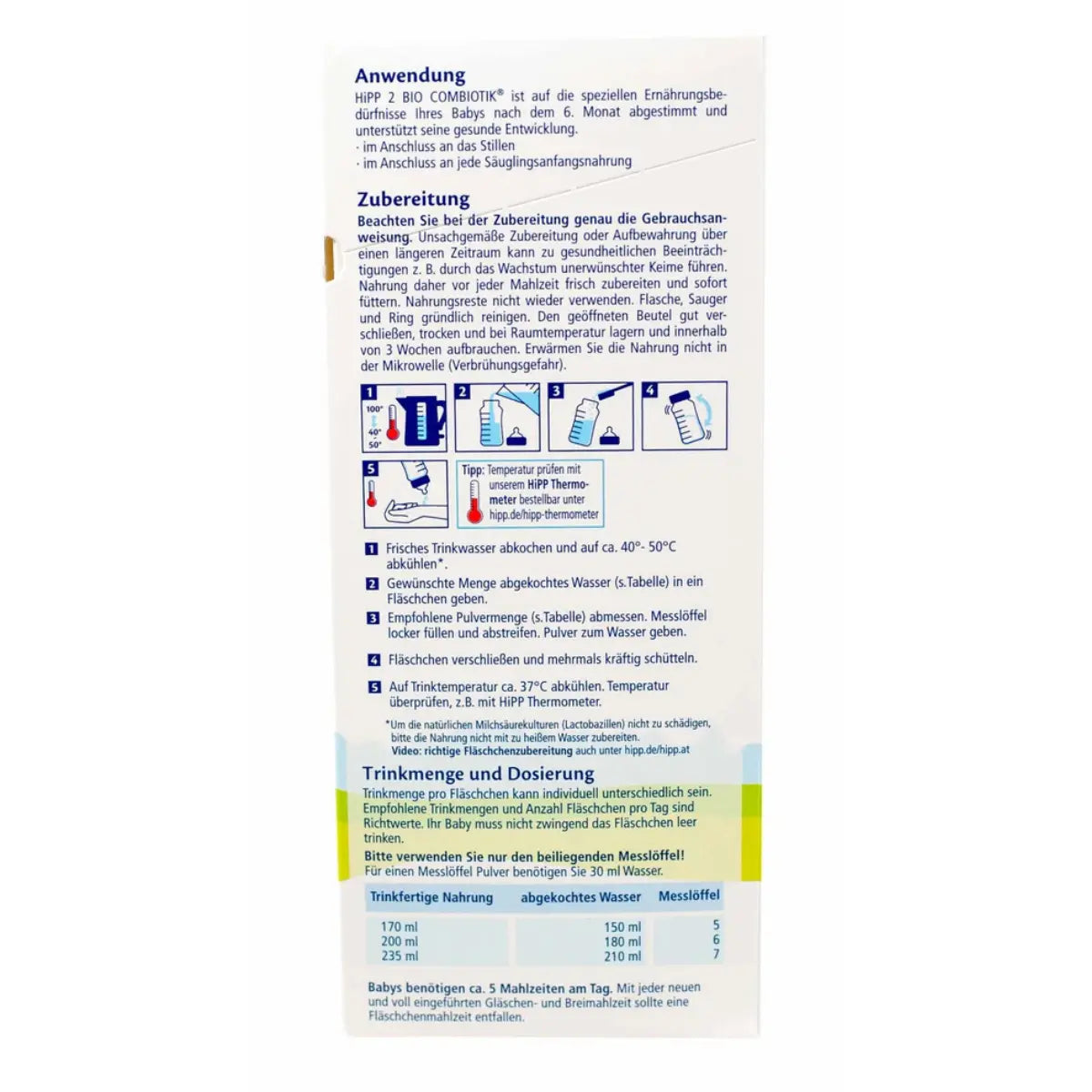HiPP German Stage 2 Organic Combiotic Baby Formula 800g