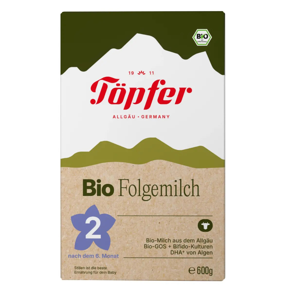 Topfer Stage 2 Lactana Organic Formula 600g