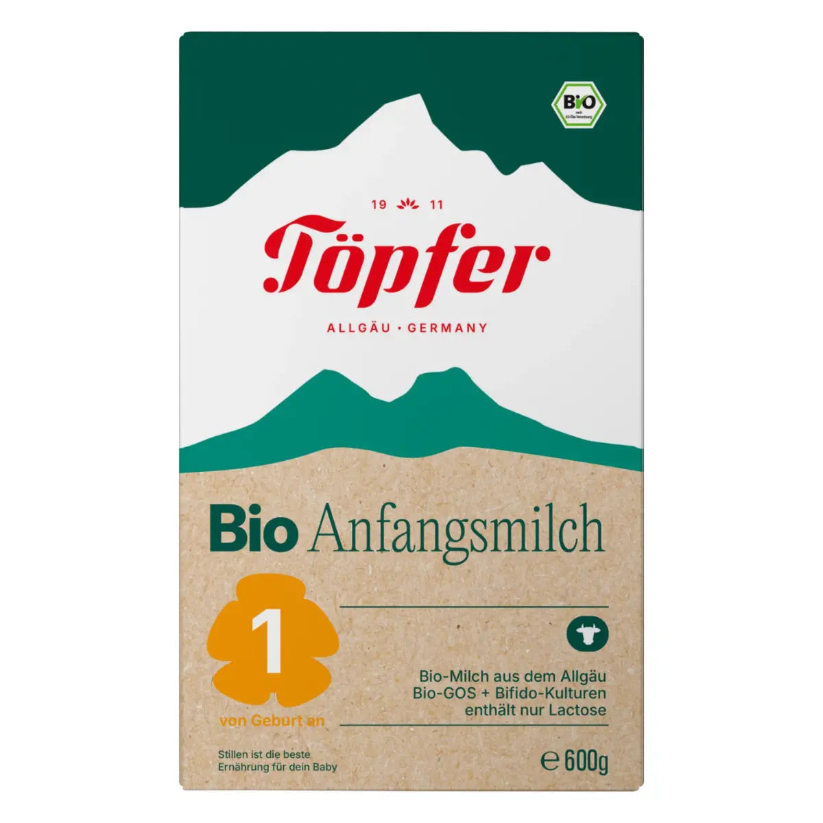 Topfer Stage 1 Lactana Organic Formula 600g