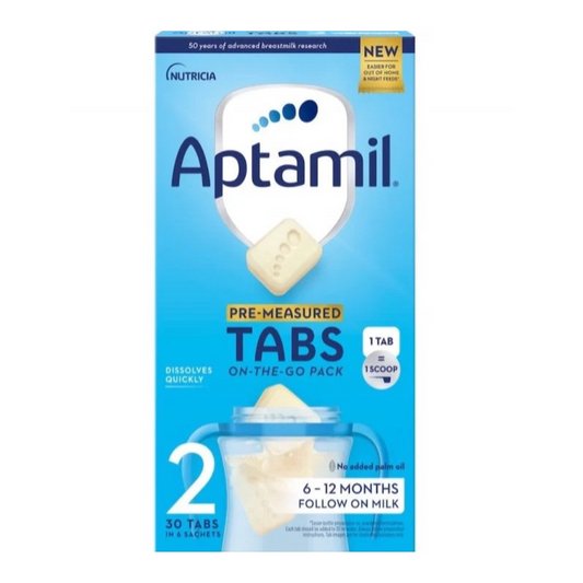Aptamil 2 Tabs Milk Formula 30 cubes in 6 sachets 144 g