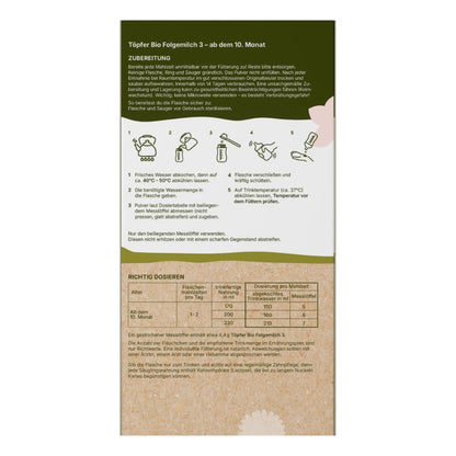 Topfer Stage 3 Lactana Organic Formula 600g