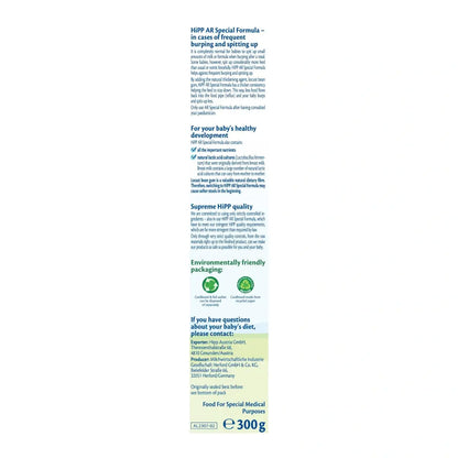 HiPP German Anti-Reflux (AR) Organic Baby Formula 300g