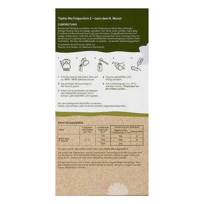 Topfer Stage 2 Lactana Organic Formula 600g