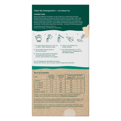 Topfer Stage 1 Lactana Organic Formula 600g