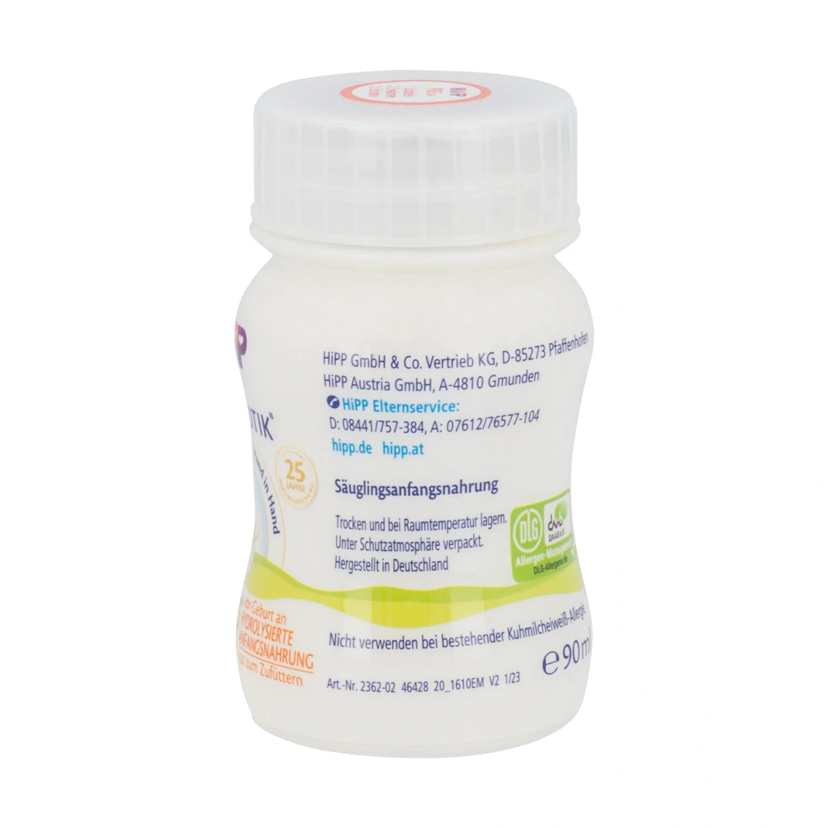 HiPP German Stage PRE Hypoallergenic (HA) Ready to Feed Organic Baby Formula 90ml (24 PACK)