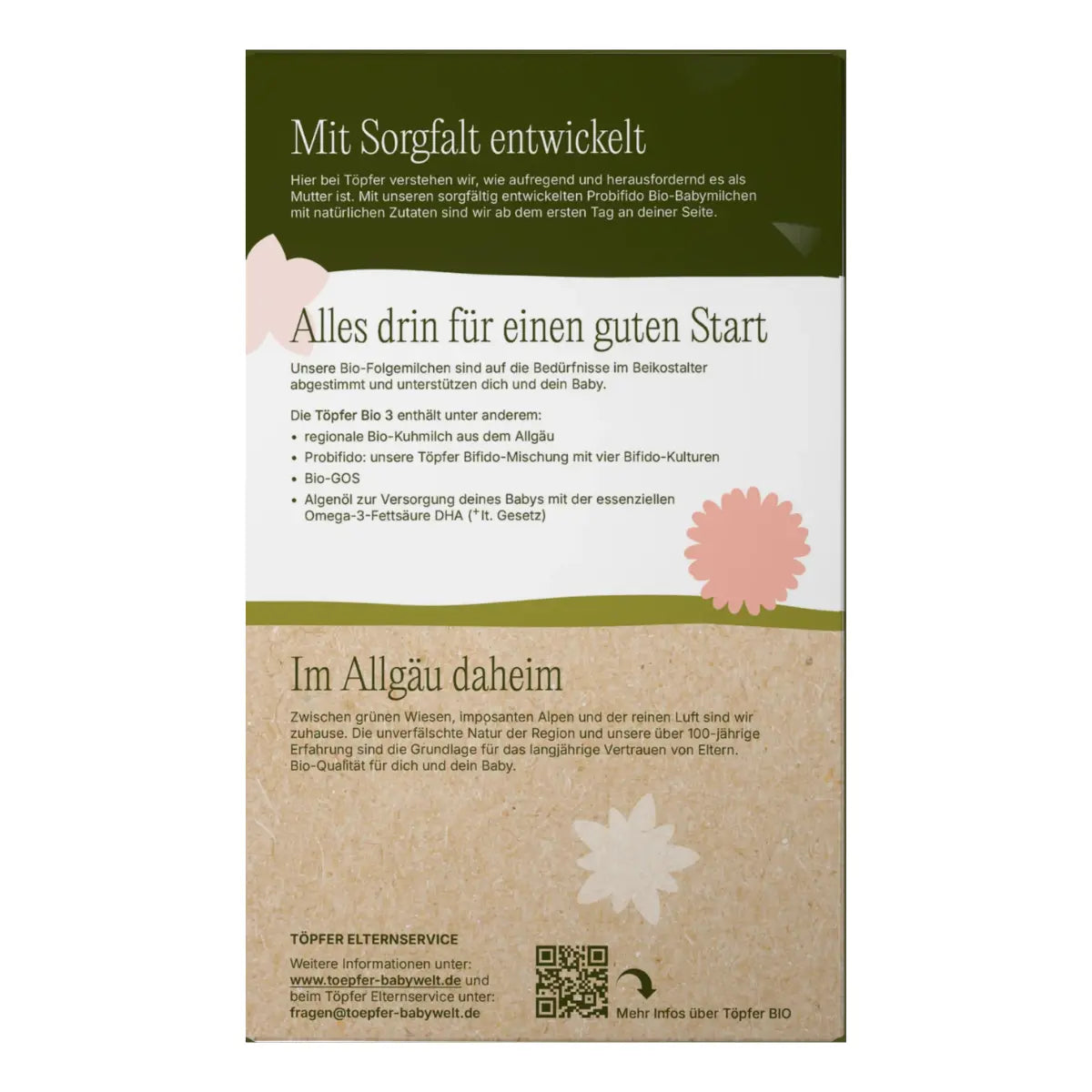 Topfer Stage 3 Lactana Organic Formula 600g