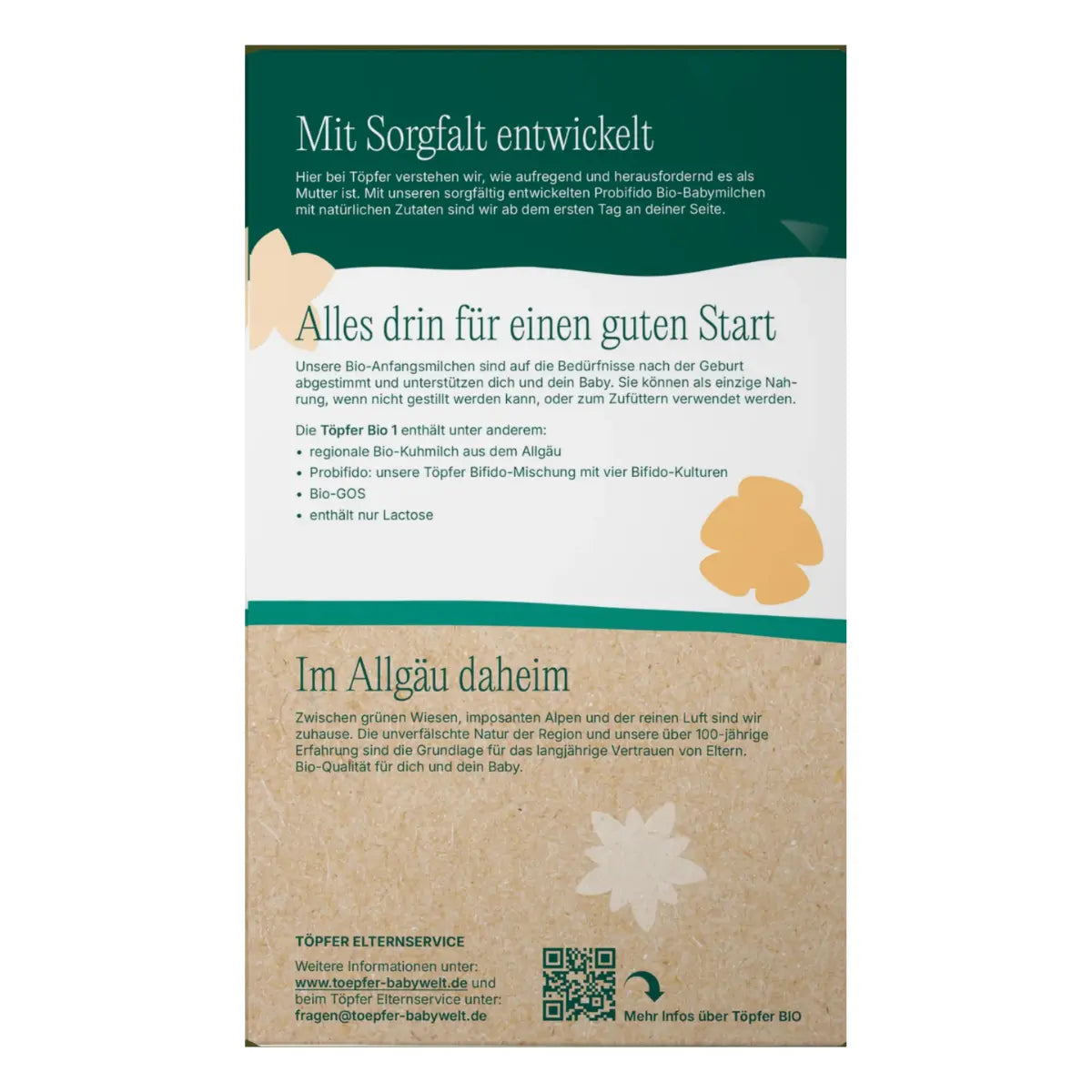 Topfer Stage 1 Lactana Organic Formula 600g