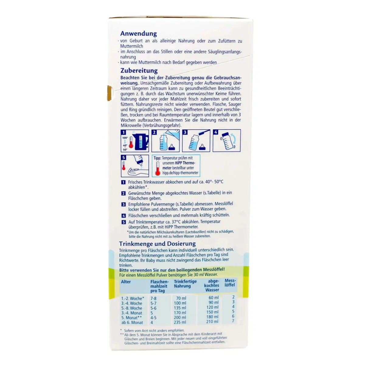 HiPP German Stage PRE Organic Combiotic Baby Formula 600g