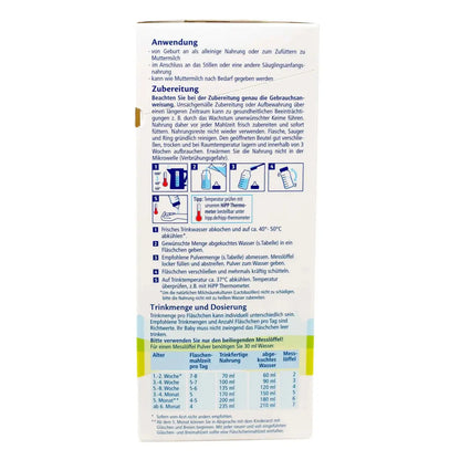 HiPP German Stage PRE Organic Combiotic Baby Formula 600g