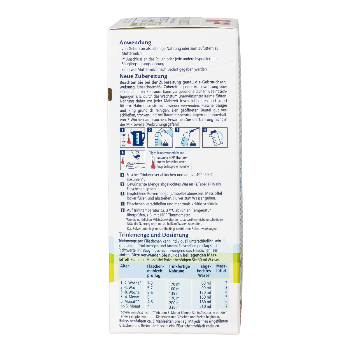 HiPP Stage PRE Hypoallergenic (HA) Organic Baby Formula 600g