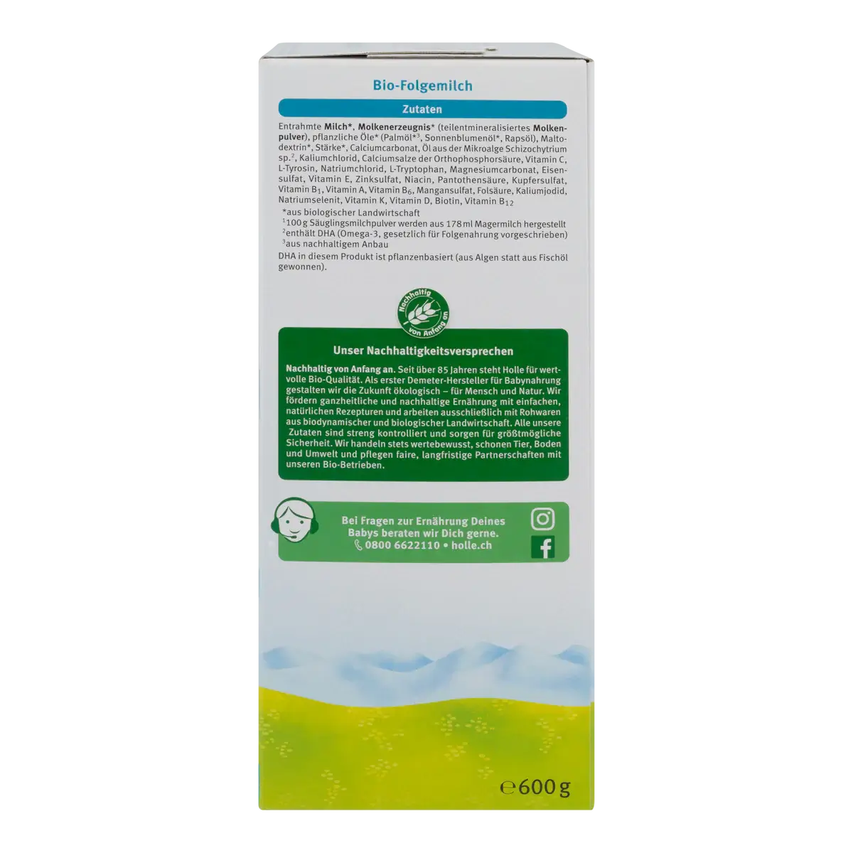 Holle Stage 4 Organic Baby Formula 600g