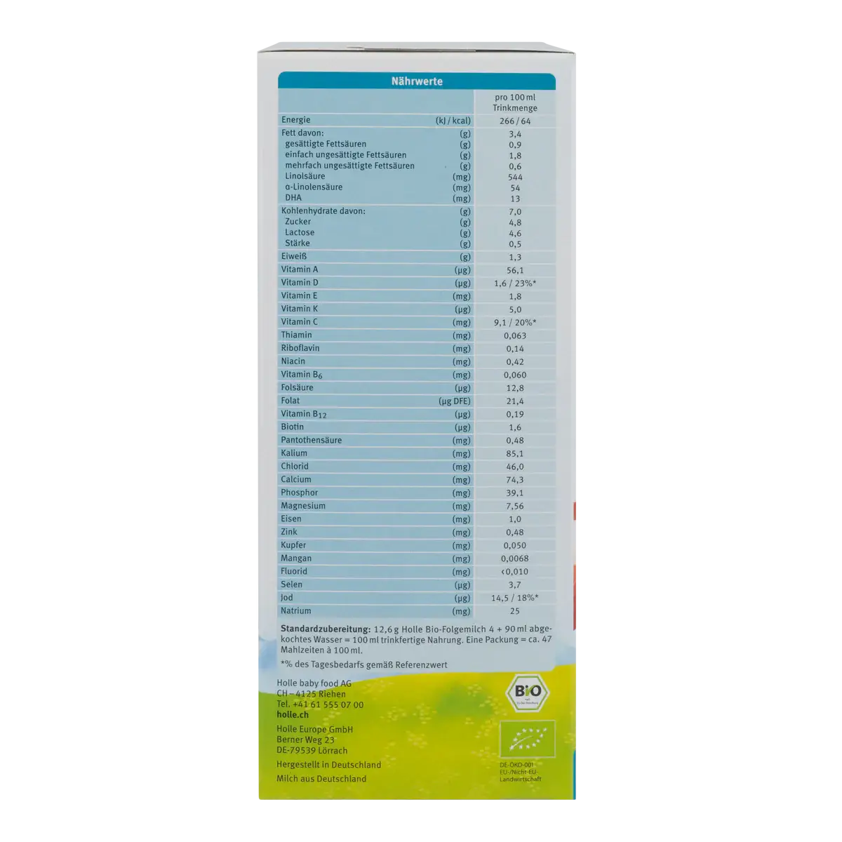 Holle Stage 4 Organic Baby Formula 600g