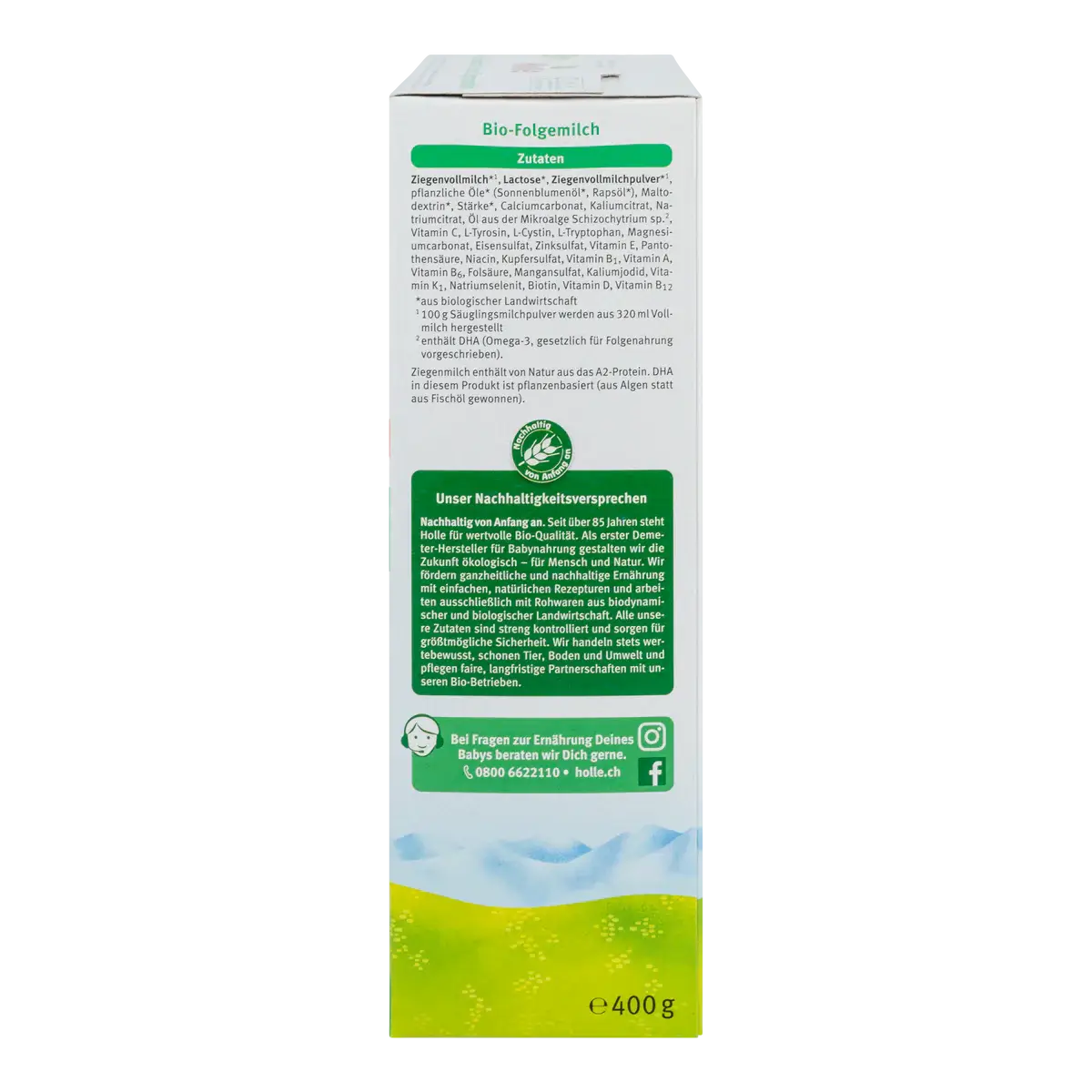 Holle Stage 4 Organic Goat Milk Baby Formula 400g