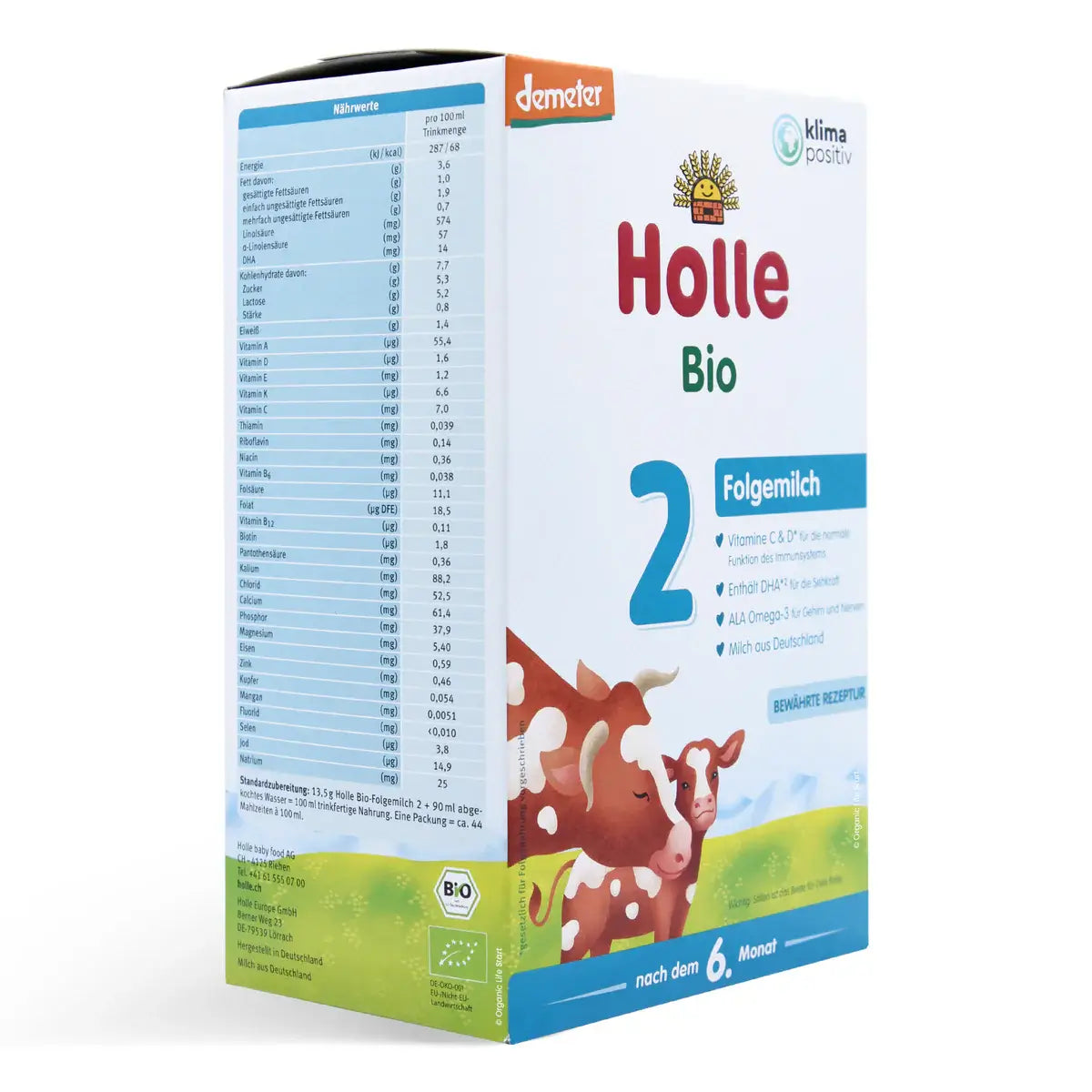 Holle Stage 2 Organic Baby Formula 400g