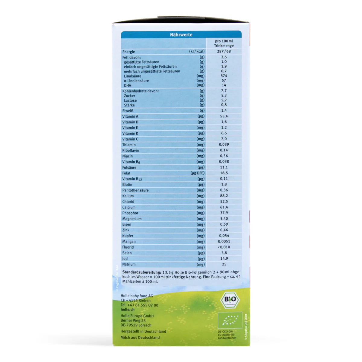 Holle Stage 2 Organic Infant Follow On Formula 400 g