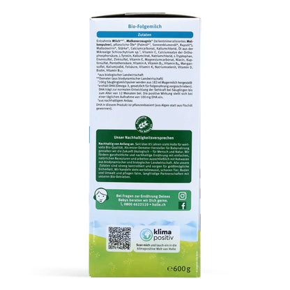 Holle Stage 2 Organic Formula 600g