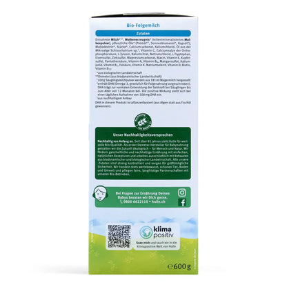 Holle Stage 3 Organic Baby Formula 600g