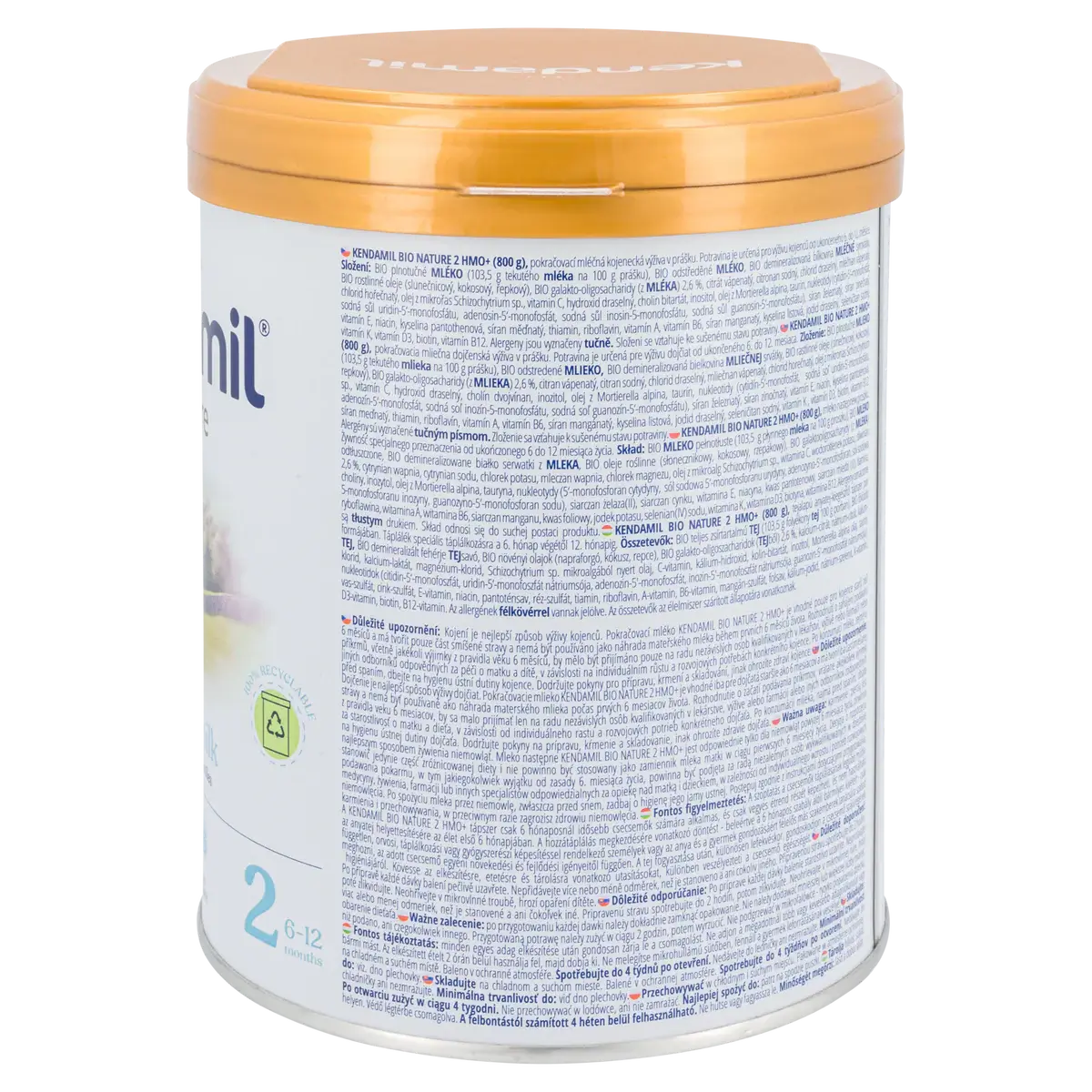 Kendamil Stage 2 Bio Nature Organic Baby Formula 800g