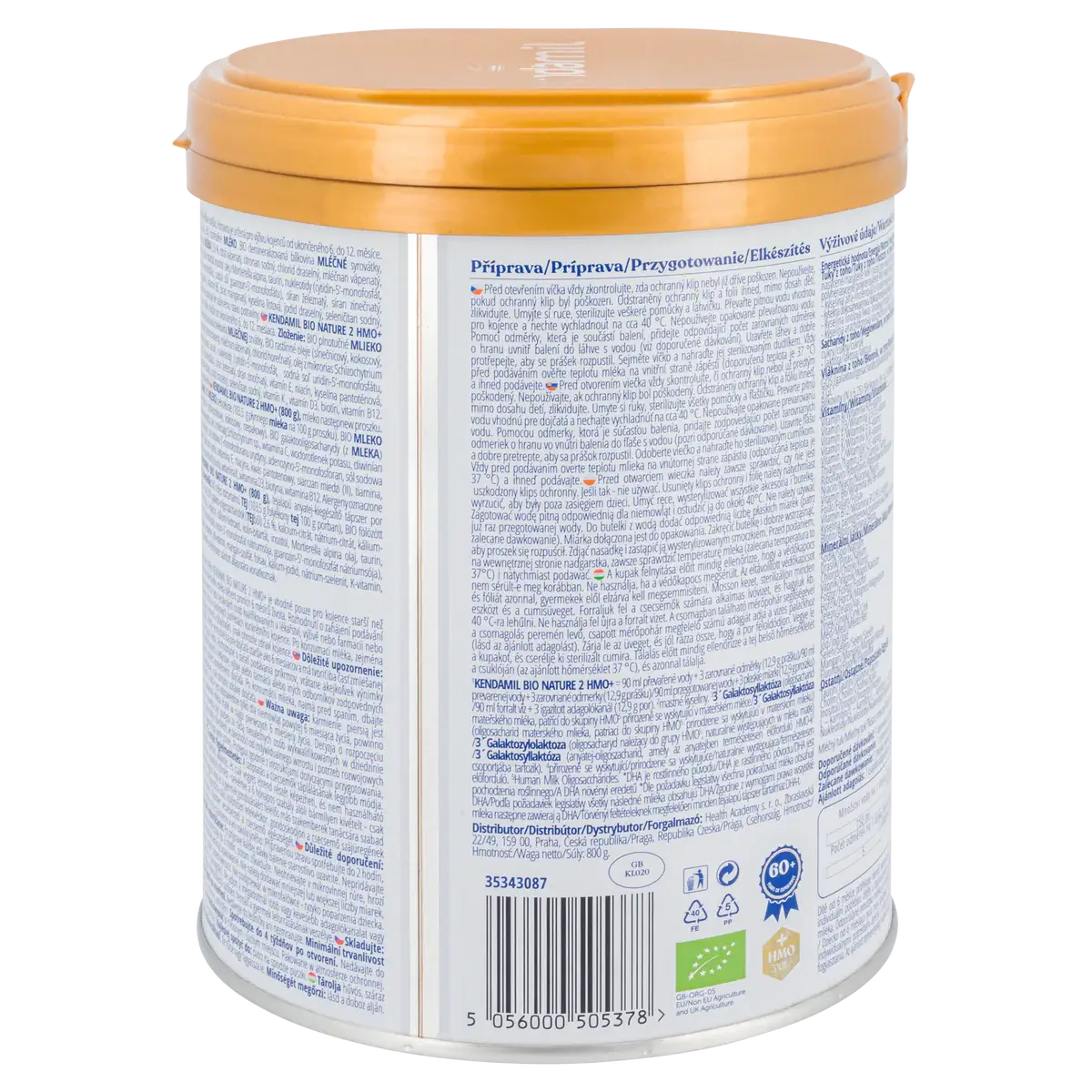 Kendamil Stage 2 Bio Nature Organic Baby Formula 800g