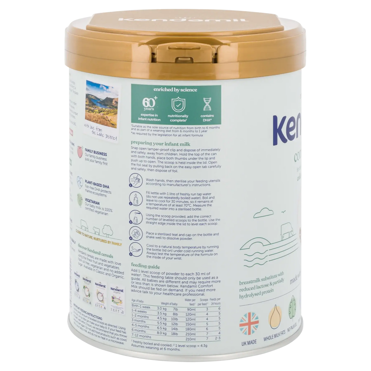 Kendamil Comfort Baby Formula from Birth 800g