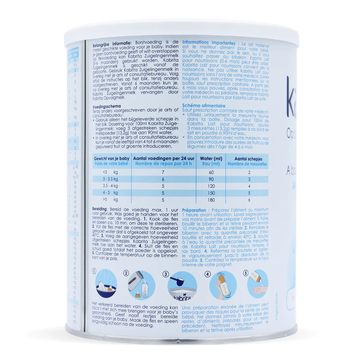 Kabrita Stage 1 Goat Milk Baby Formula 800g
