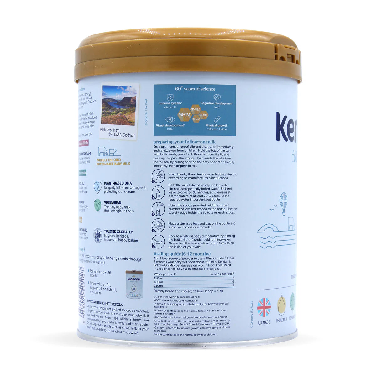 Kendamil UK Stage 2 Classic Baby Formula 800g