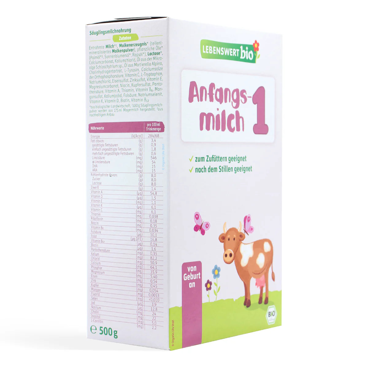 Lebenswert Bio Stage 1 Organic Formula 500g