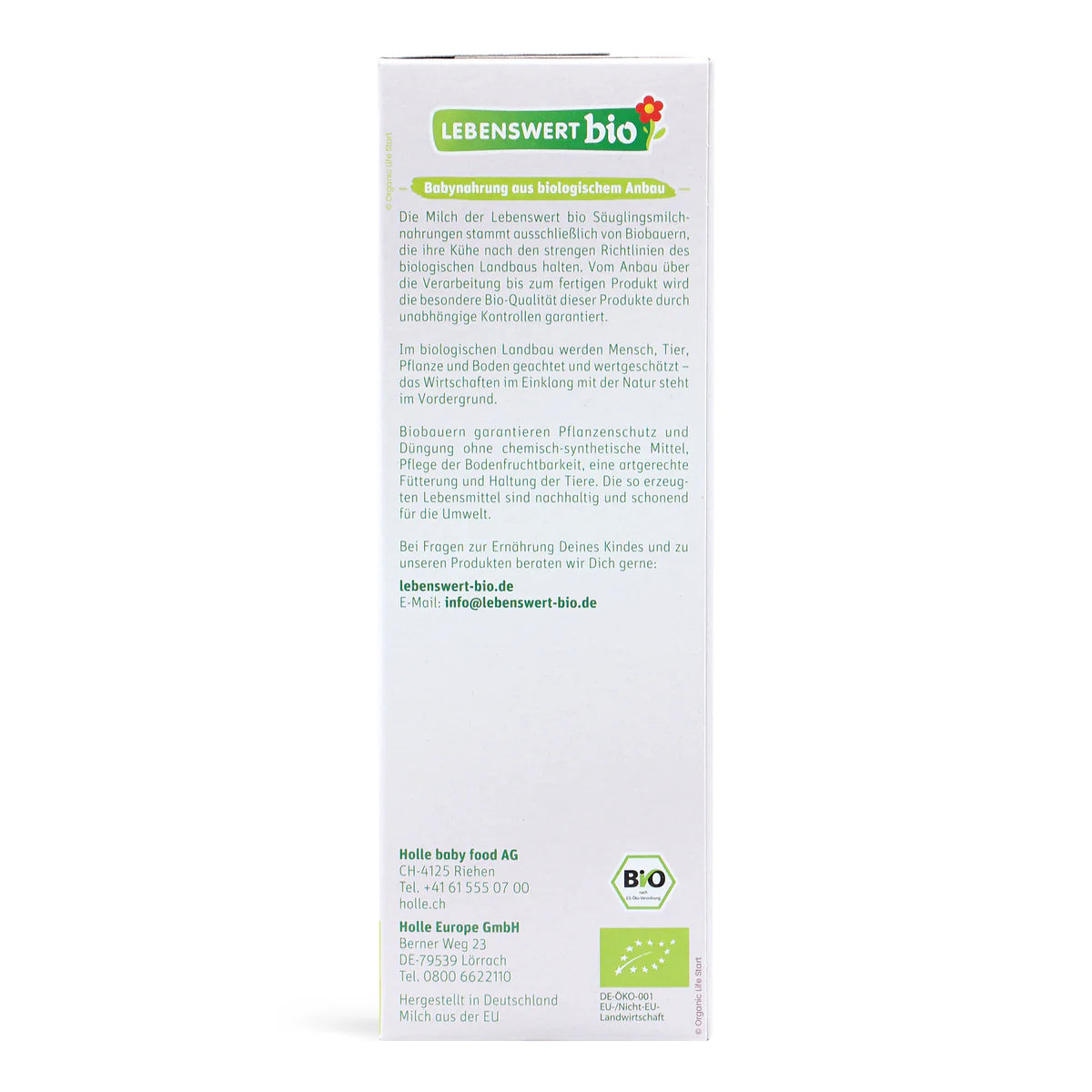 Lebenswert Bio Stage 1 Organic Formula 500g