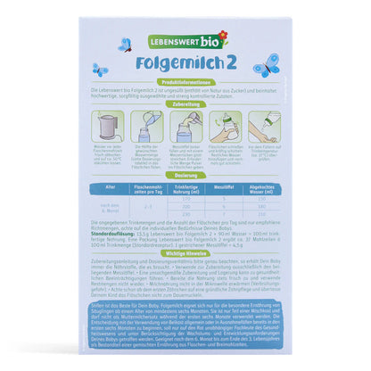 Lebenswert Bio Stage 2 Organic Formula 500g