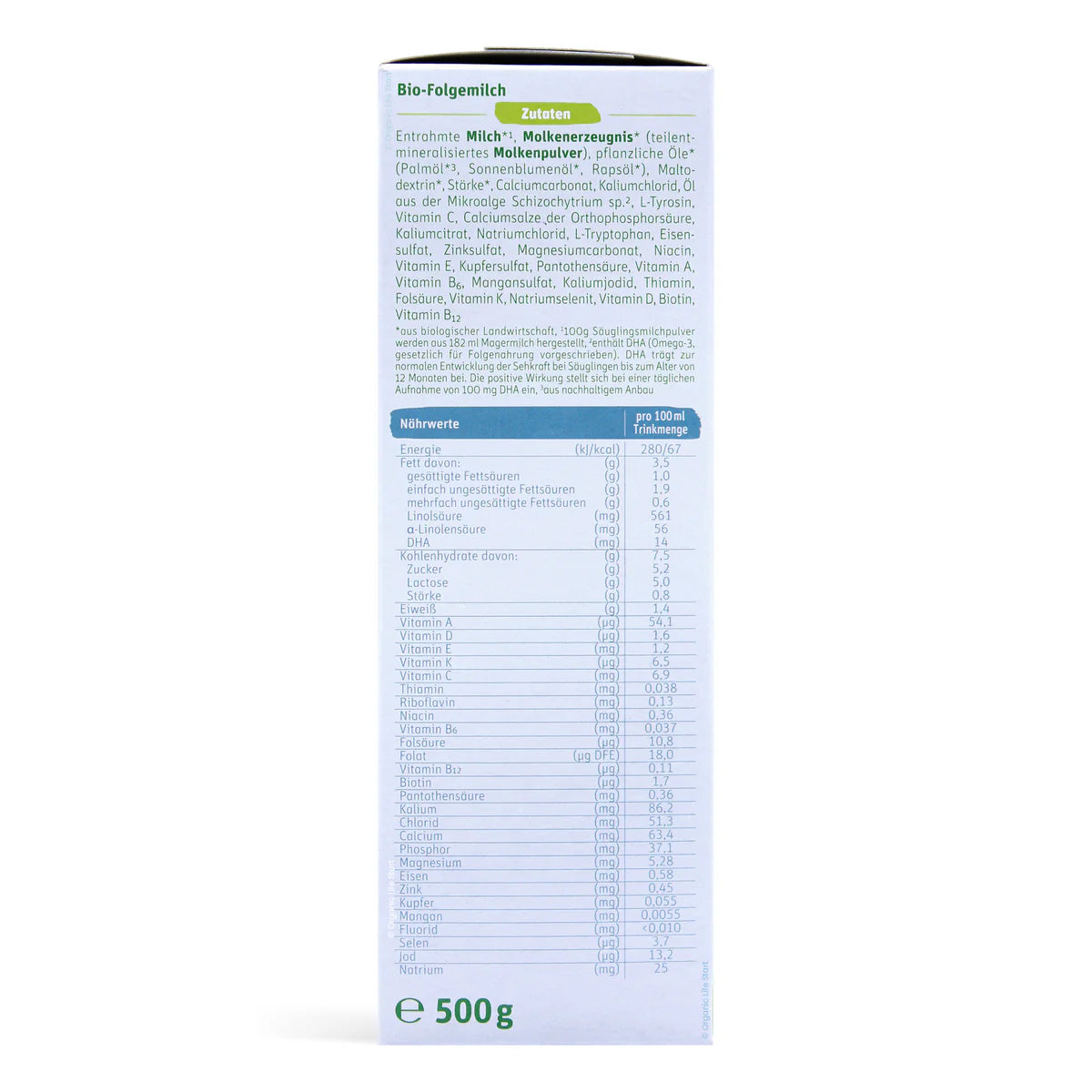 Lebenswert Bio Stage 3 Organic Formula 500g