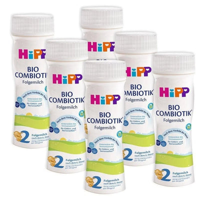 HiPP German Stage 2 Ready to Feed Organic Baby Formula 200ml (18 PACK)