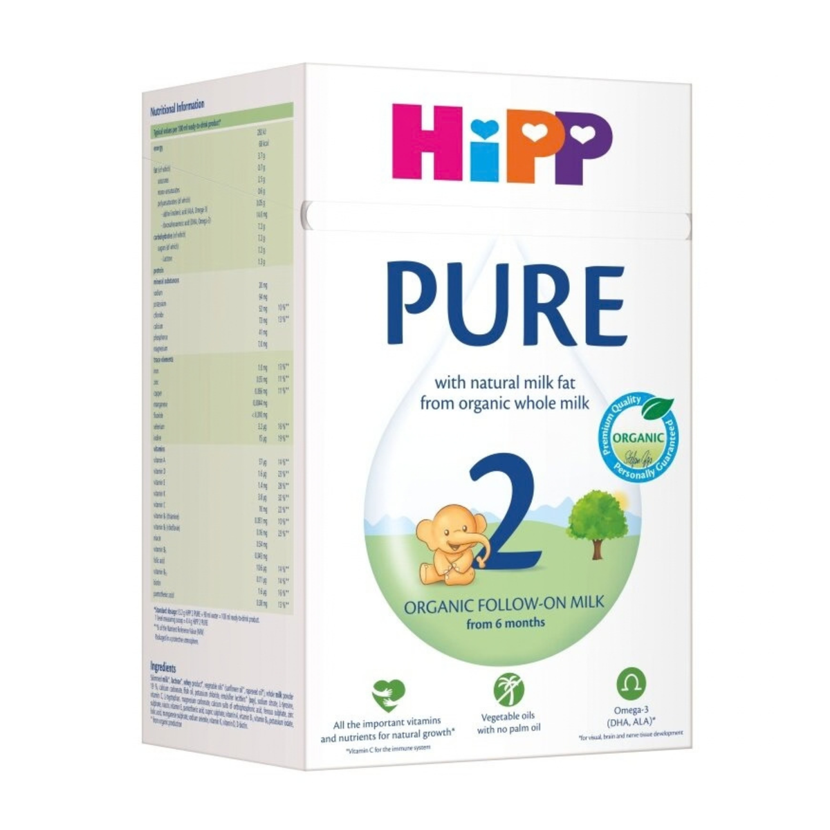HiPP PURE Stage 2 Organic Formula 800g