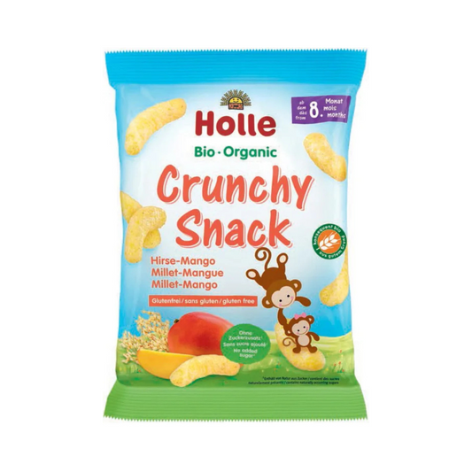 Holle Organic Mango & Millet Crunchy Baby Puffs 25 g