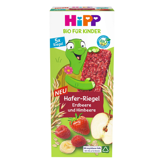 HiPP Organic Strawberry-Raspberry Oat-Bars 100 g
