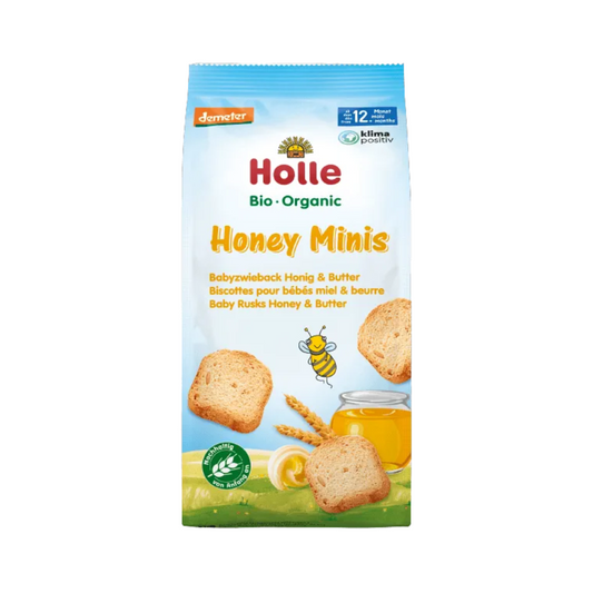 Holle Organic Butter and Honey Mini Rusk 100 g