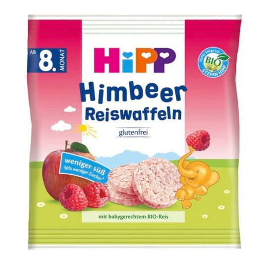 HiPP Organic Raspberry Rice Cakes 30 g