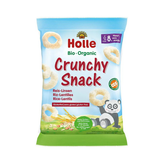 Holle Organick Snack - Rice & Lentil Crunchy Baby Puffs 25 g