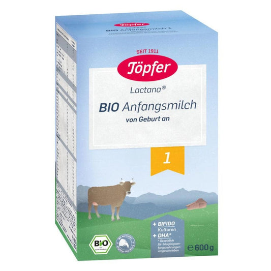 Töpfer Stage 1 Organic Infant Milk 600 g